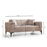 Atelier Del Sofa sofa dvosed horizon light brown | ePonuda.com