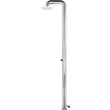  Vrtni tuš z rjavim podstavkom 230 cm nerjaveče jeklo, (21416168) | Shoptok.si
