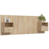  Posteljno vzglavje z omaricami sonoma hrast konstruiran les, (20794551) | Shoptok.si