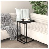  Racunalniska stranska mizica crn marmor 50x35x65 cm stek | Shoptok.si