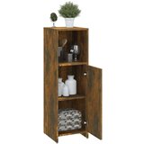  Kopalniška omarica dimljeni hrast 30x30x95 cm inženirski les, (20671598) | Shoptok.si