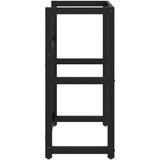  Za kupaonski umivaonik crni 59 x 38 x 83 cm željezni | shoptok.hr