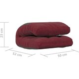  Sklopiva podna stolica od tkanine crvena boja vina | shoptok.hr