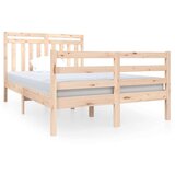  Posteljni okvir iz trdnega lesa 120x190 cm 4FT, (20646305) | Shoptok.si