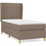  Krevet s oprugama i madracem smeđesivi 80x200 cm od tkanine | shoptok.hr