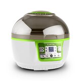 Klarstein VitAir Turbo, 1400 W, 9 l, friteza na topli zrak, gril, pečenje, zeleno-bijela | shoptok.hr