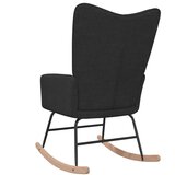  Gugalni stol črno blago, (20702436) | Shoptok.si
