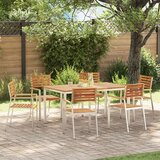 vidaXL 7-delni set za zunanjo jedilnico iz trdnega akacijevega lesa, zunanji jedilni miza 150x90x75 cm iz trdnega akacijevega lesa, zložljivi vrtni stoli 2 kosa iz trdnega akacijevega lesa in jekla, zložljivi vrtni stoli 4 kosa iz trdnega akacijevega lesa in jekla Cene
