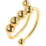 INF Antistresni prstan nastavljiv bakreno srebrn Gold, (21237968) Cene