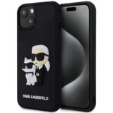  originalen karl lagerfeld ovitek KLHCP15S3DRKCNK za iphone 15 6.1 črna trda zaščita - full bodies 3D Cene