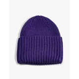 Koton Elastic Knitted Beret with Wide Layers on the Edges