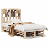Krevet s regalom za knjige bez madraca 90x190 cm od borovine | shoptok.hr