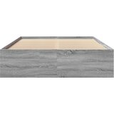  Okvir za krevet boja hrasta 140x190 cm od konstruiranog drva | shoptok.hr