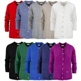 Pri Classic warm thick short cardigan sweater EMILIA decorative buttons | shoptok.hr