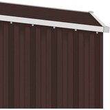  Vrtno spremište smeđe 87 x 98 x 159 cm od pocinčanog čelika | shoptok.hr