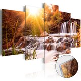  Slika na akrilnom staklu - Autumn's Valley [Glass] 100x50 Cijene