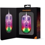 DELTACO GAMING Mi&amp;scaron; DM330, Transparentan RGB, USB Slike