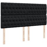  Krevet s oprugama i madracem crni 200x200 cm baršunasti | shoptok.hr