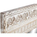  Zidno ogledalo Home ESPRIT Bijela Prirodno Slon Indijac 83 x 4 x 121 cm | shoptok.hr