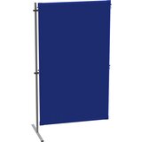 eurokraft pro Predelna stena, z 1 plosko T-nogo, priključni element, ŠxG 1000 x 650 mm, modre barve | Shoptok.si