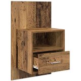 Ormarić za krevet Zidne 2 pcs Staro drvo 48.5 x 32.5 x 80 cm | shoptok.hr