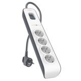 Belkin BSV400vf2M razdjelna letva sa zaštitom od prenapona 4-struki bijela, siva utičnica 1 St. | shoptok.hr