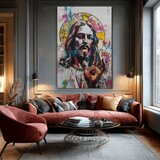  Slika POP WARRIOR na platnu | Poslikana struktura | Shoptok.si