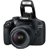Canon EOS 2000D Crna + 18-55mm 3.5-5.6 III digitalni fotoaparat