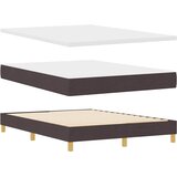 Krevet s opruga kutije Tamno smeđa 200 x 160 cm tkanina | shoptok.hr