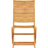 vidaXL 9-delni vrtnarski jedilni set iz trdnega lesa akacije | Shoptok.si