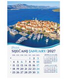  KALENDAR &amp;quot;BISERI JADRANA 2027&amp;quot; 13 LISTOVA, SPIRALA Slike