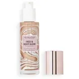 Revolution kremni osvetljevalec za obraz in telo - Festive Allure Face & Body Glow