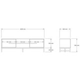 Home_Line tv polica mono sapphire oak