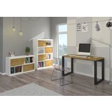 ADRK Radni stol MARO u kombinaciji hrasta i crne - HRAST ARTISAN-CRNA | shoptok.hr