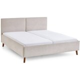 Meise Möbel Bež tapecirani bračni krevet s podnicom 160x200 cm Piano – Cijene
