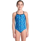 Arena kupaći za devojčice pooltiles swimsuit lightdrop back cene