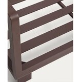 Kave Home Rjava/bež aluminijasta vrtna garnitura za 3 osebe Nerano &amp;ndash; Slike
