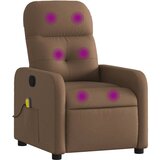 vidaXL Masažni naslanjač rjavo blago, (20924234) | Shoptok.si
