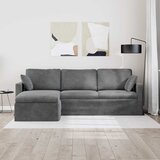 SOFA Tamno siva 228 x 134 x 80 cm Baršun | shoptok.hr