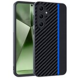 CARBON FIBER Texture maska za Samsung Galaxy S25 - Black/Blue | Eponuda.ba