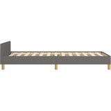  Okvir za krevet s uzglavljem tamnosivi 80x200 cm od tkanine | shoptok.hr