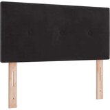 vidaXL spring krevet s uzglavljem Crna 80 x 200 cm Baršun | shoptok.hr
