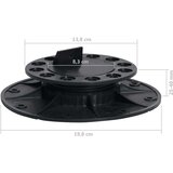  Podesive noge za trijem 10 kom 25 - 40 mm | shoptok.hr