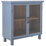 Bloomingville Modra vitrina 80x80x35 cm Hazem – Cene