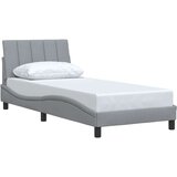 vidaXL Okvir za krevet bez madraca svjetlosivi 90x190 cm od tkanine | shoptok.hr