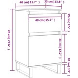 vidaXL Komoda boja hrasta sonome 40 x 35 x 70 cm od konstruiranog drva | shoptok.hr