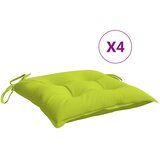  Jastuci za stolice 4 kom jarkozeleni 40x40x7 cm tkanina Oxford | shoptok.hr