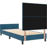  Postelja Temno Modra 80x200 cm Žamet, (22049402) | Shoptok.si