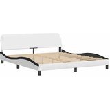  Okvir za krevet bez madraca Zadar bijelo-crni 180x200cm umjetna koža | shoptok.hr