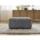 Bobochic Paris Siv tabure iz tkanine bouclé Roxelane – | Shoptok.si